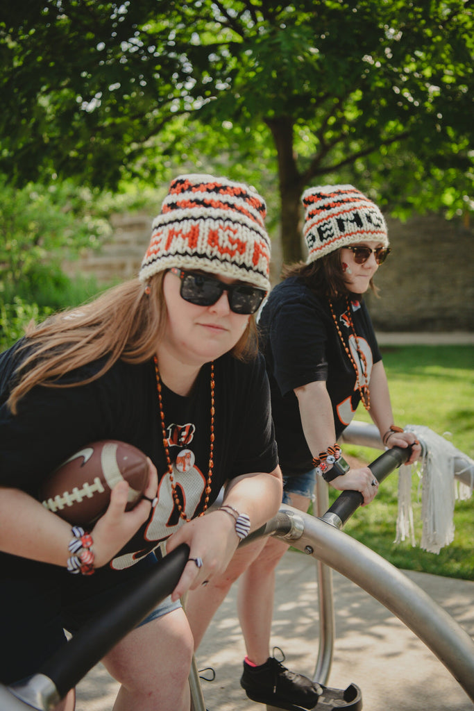 Cincinnati Football - Chunky Knit Unisex Winter Hat