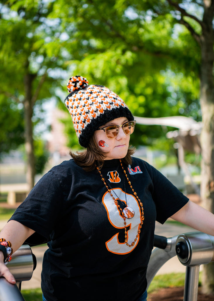 Cincinnati Football Wool Knit Slouchy Beanie