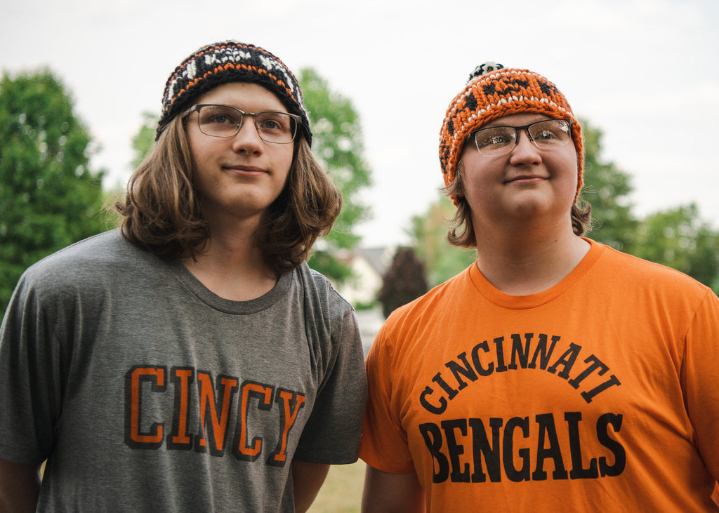 READY To SHIP- Cincinnati Winter Beanie - Unisex Adult Size