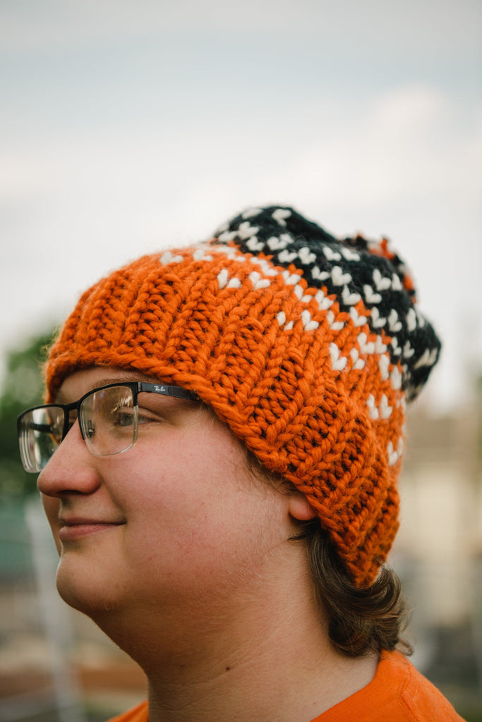 Cincinnati Football Winter Knit Hat Chunky Slouchy Beanie