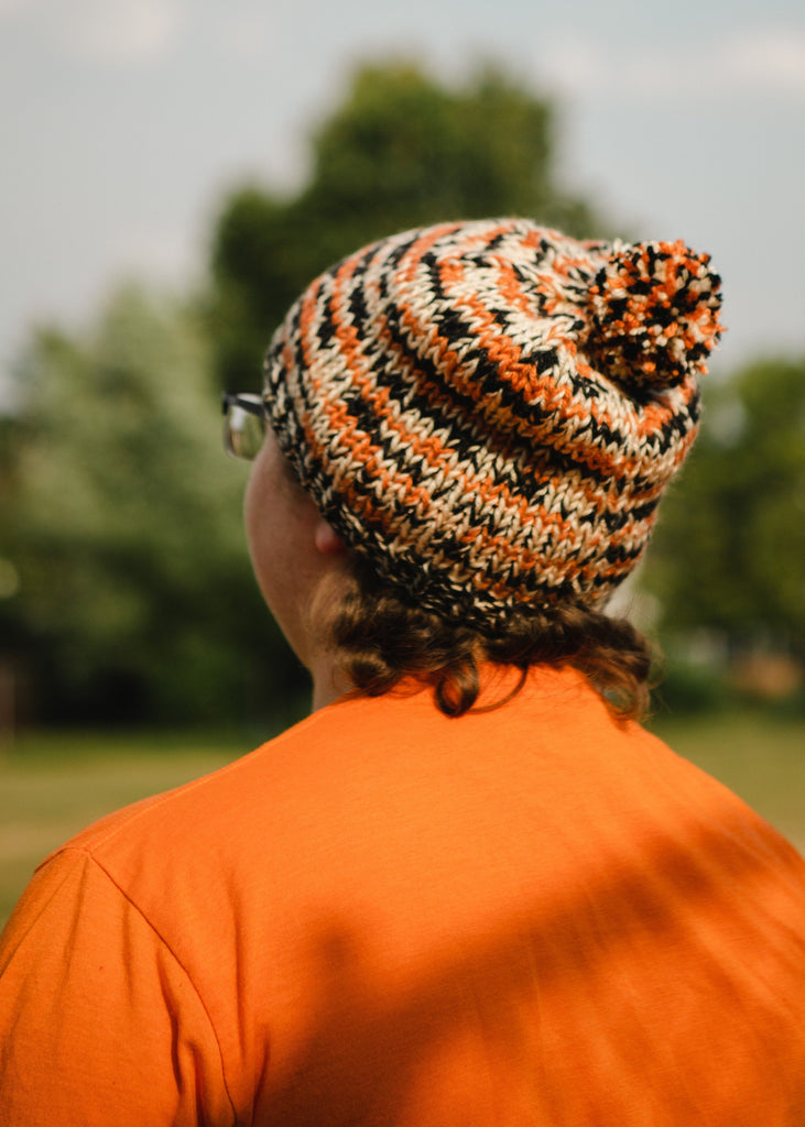 Cincinnati Football - Winter Wool Hat With Pom Pom