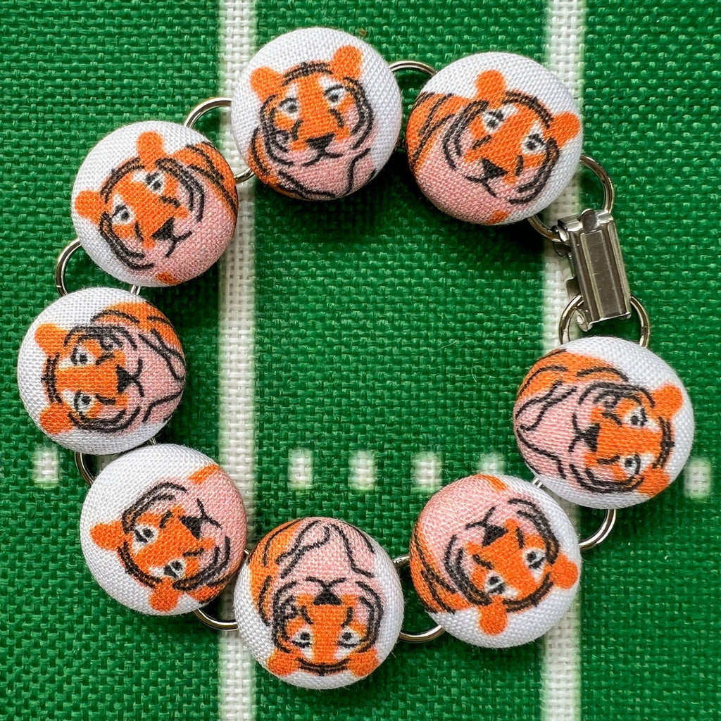 Bengals Jewelry - Cincinnati Football Tiger Bracelet 