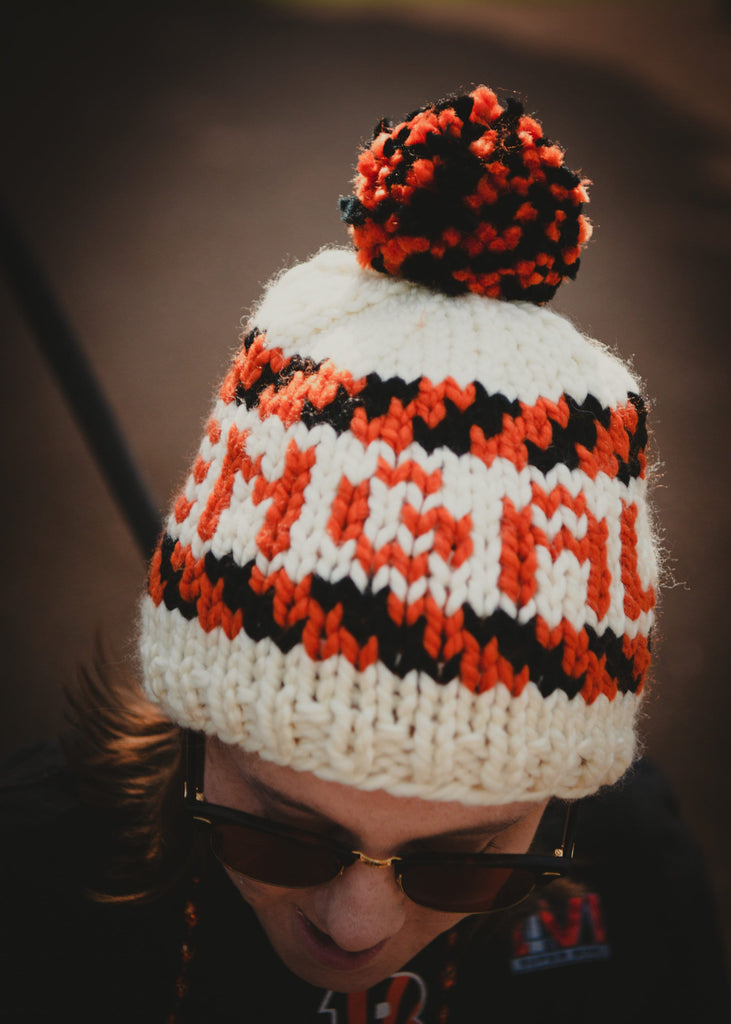 Cincinnati Football - Hats - Football Slouchy Beanie