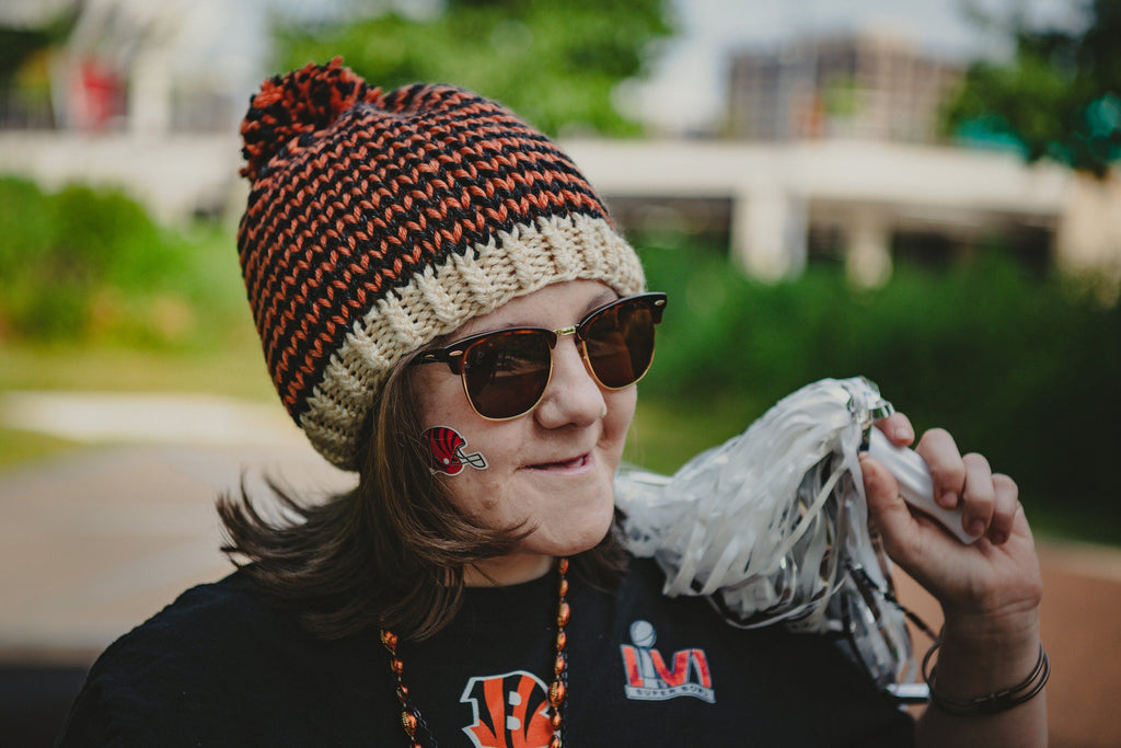 Cincinnati Football Knit Hat - Perfect Gift For Fans