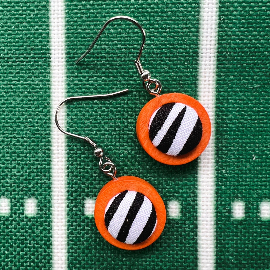 Bengals Jewelry - Tiger Stripe Earrings 