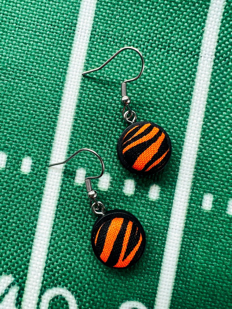 Bengals Jewelry - Orange And Black Football Jewelry