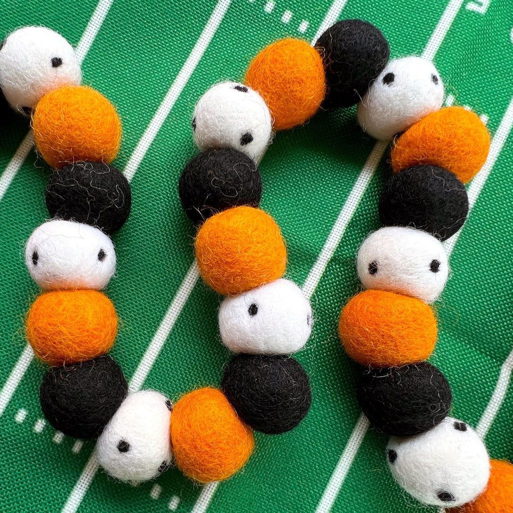 Cincinnati Football Garland - Wool Felt Garland