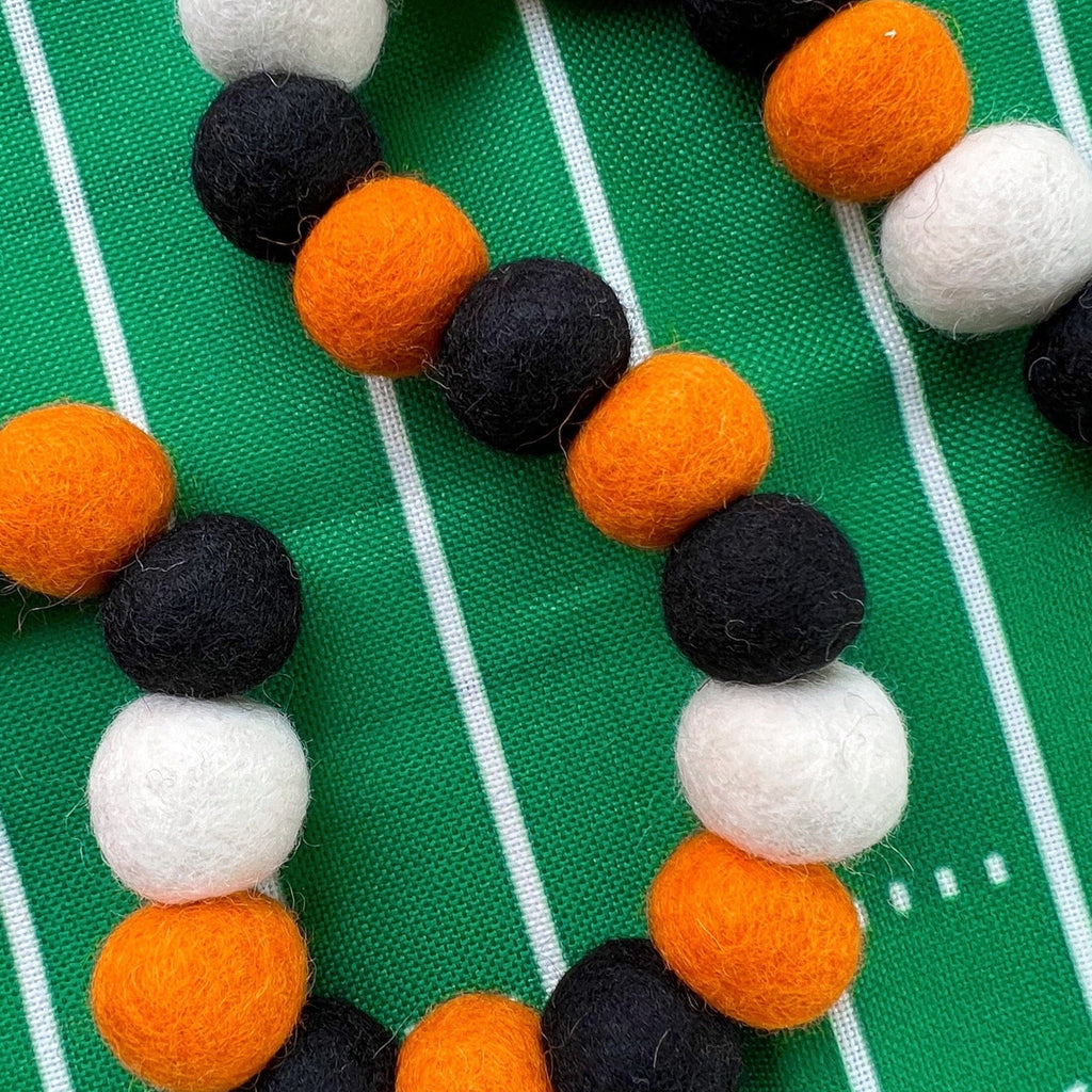 Football Garland - Cincinnati Football Wool Felt Garland