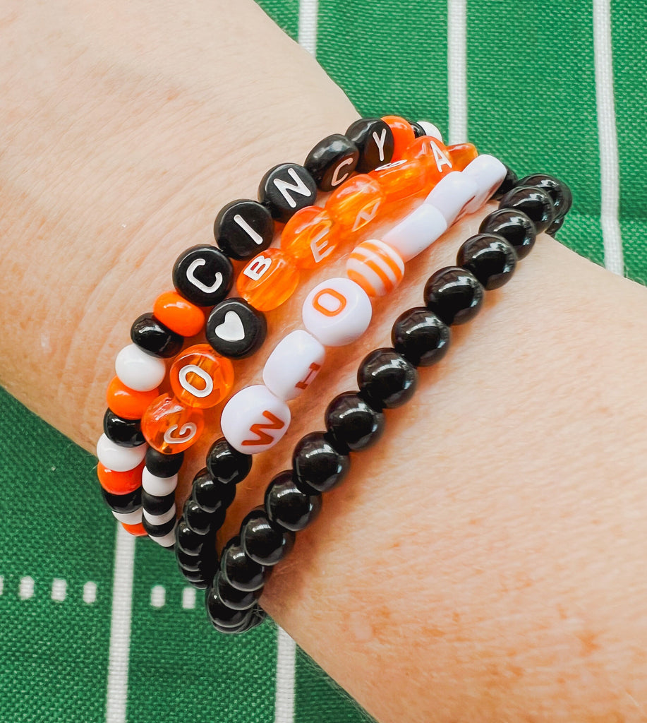 Bracelet Stacks - Cincy Football Friendship Bracelet Set 