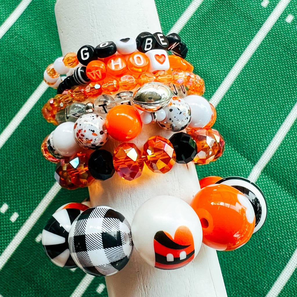 Bracelet Stacks - Cincinnati Beaded Bracelet Set