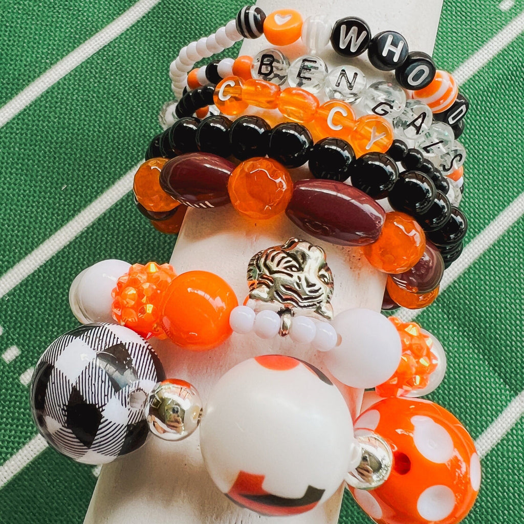 Football Lovers Bracelet Set - Cincinnati Football