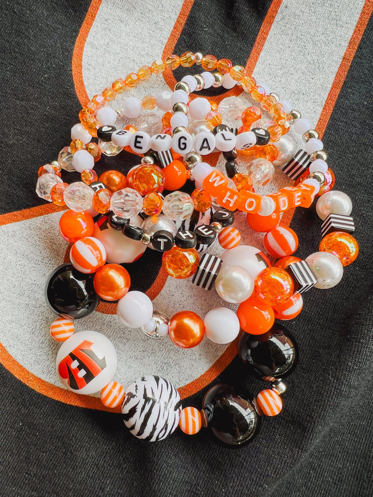 Cincinnati Football Bracelet Stacks for Fans