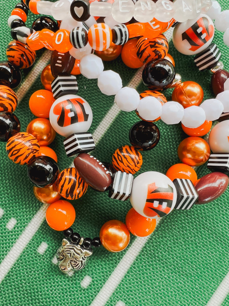 Cincinnati Friendship  WHO DEY Stacking Bracelets