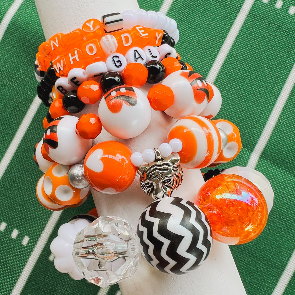 Football Beaded Bracelets For Women 