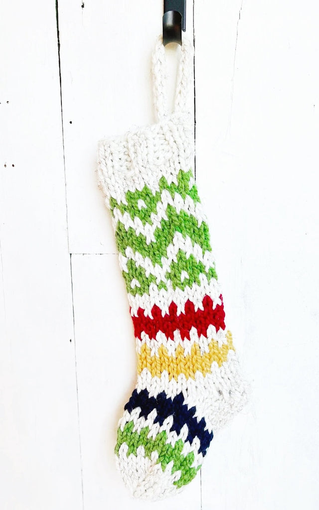 Personalized Chunky Fair Isle Christmas Stockings