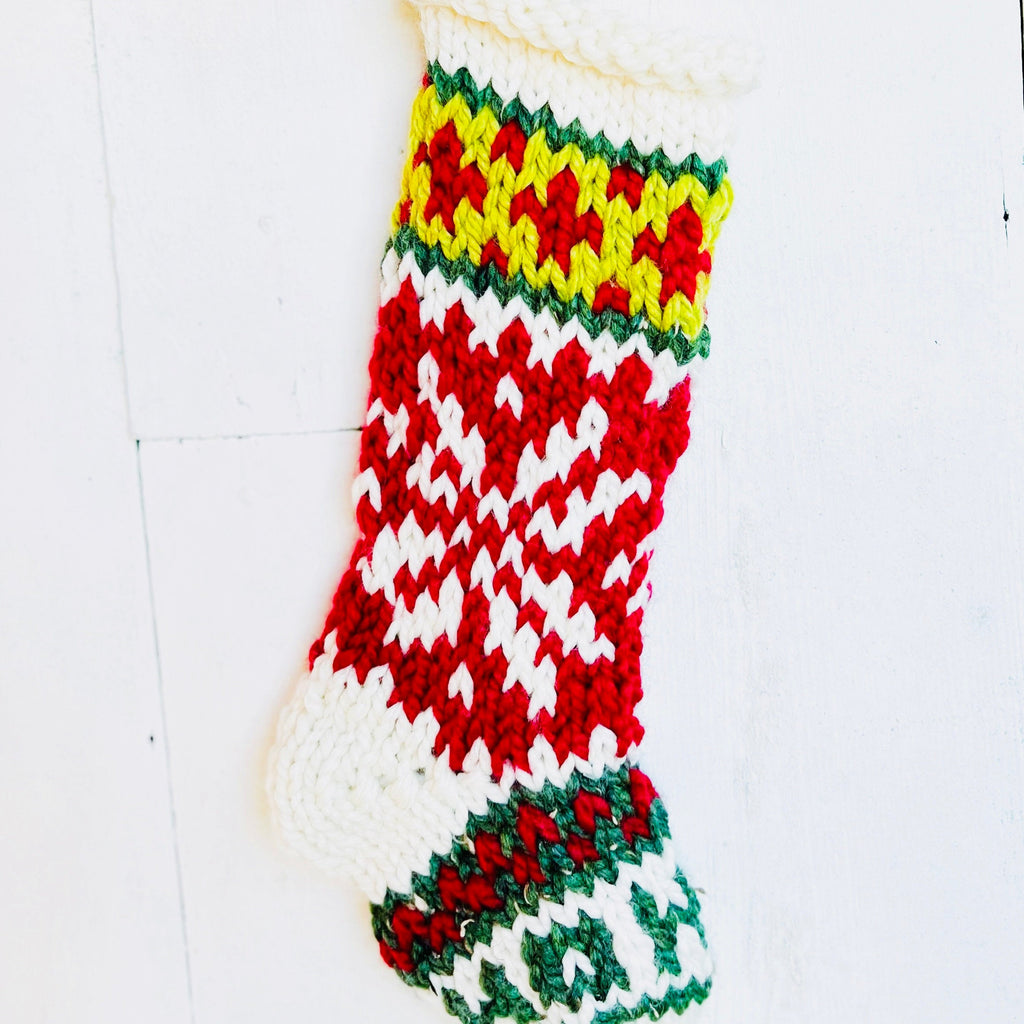 Personalized Snowflake Holiday Stockings 