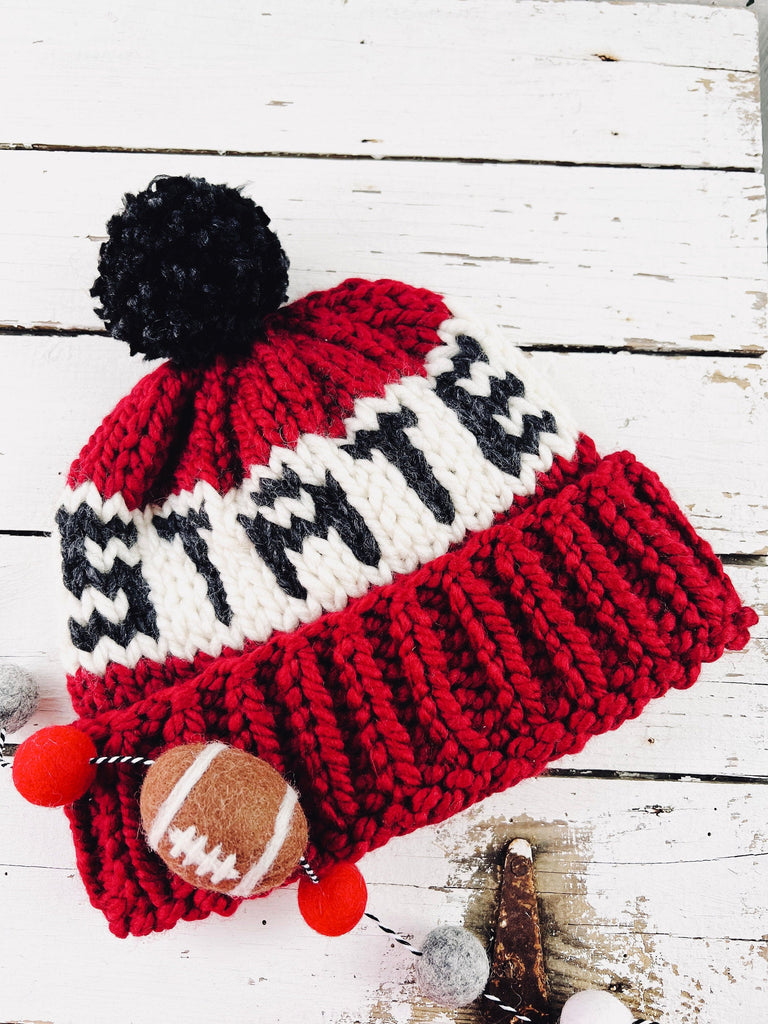 Ohio State - Hand Knit Ohio State Winter Hat 