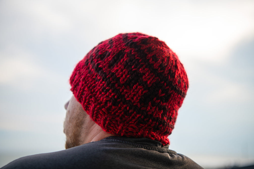 Ohio State Hand Knit Hat