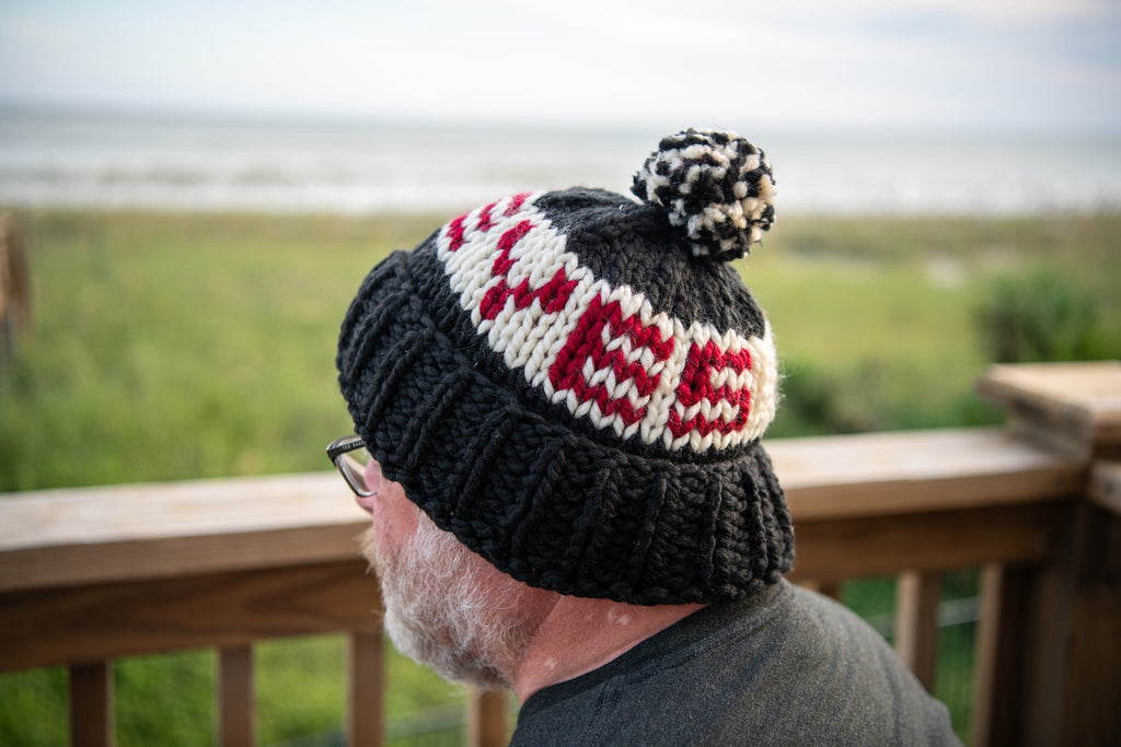 Ohio State Buckeyes Hand Knit Hat
