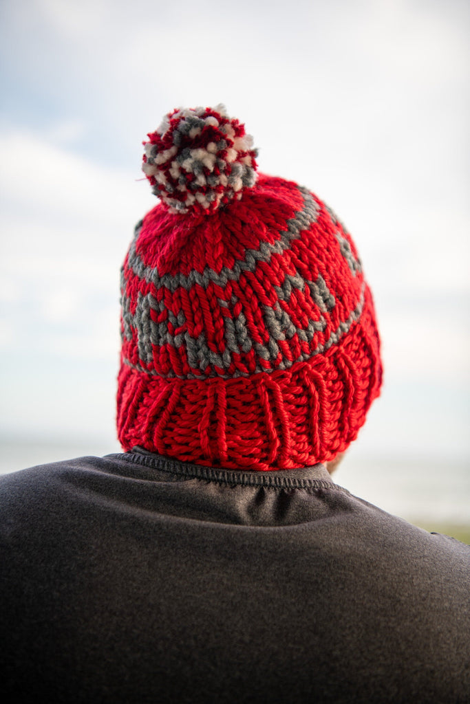 Ohio State Script Ohio Winter Hat - Folded Brim Adult Medium