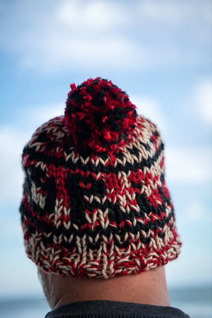 Ohio State Hand Knit Hat 