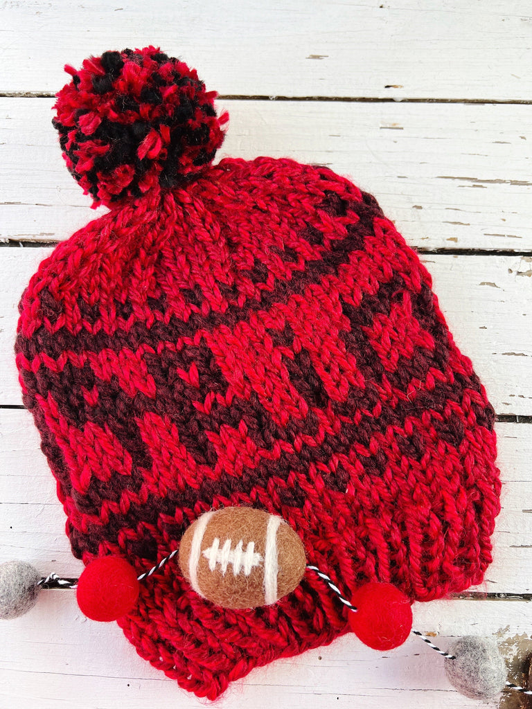 Script Ohio Chunky Knitted Hat