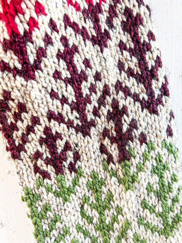 Tree Stocking - Heirloom Family Stocking - Extra Large