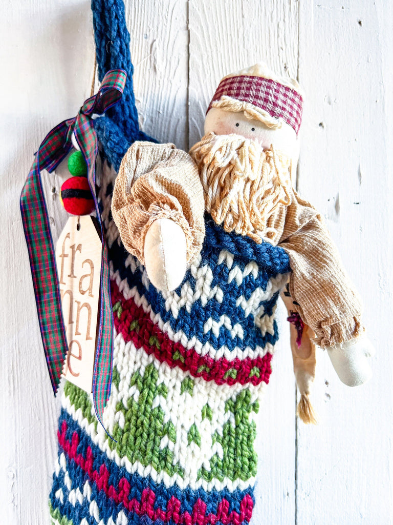 Chunky Hand Knit Stockings