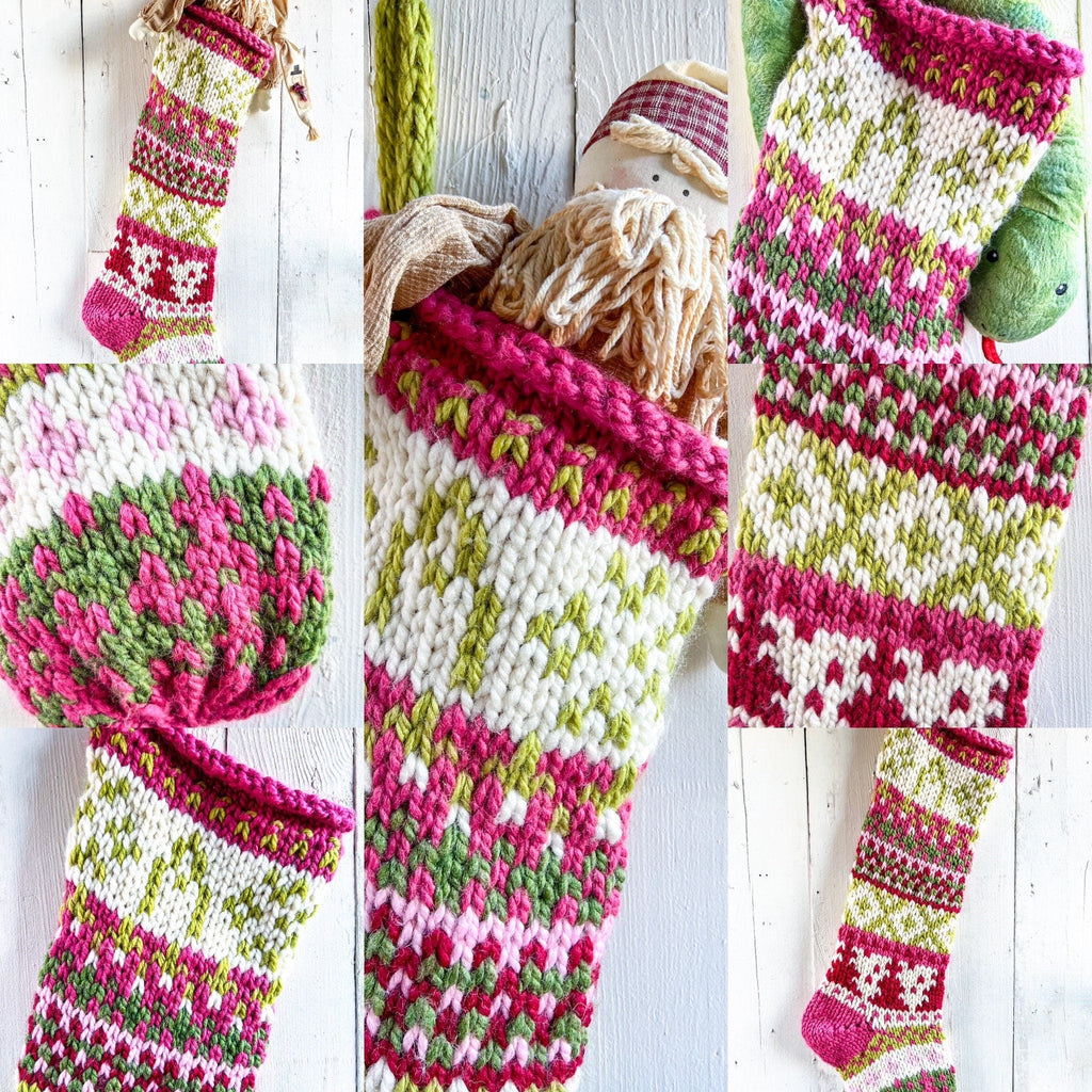 Custom Stocking - With  Fair Isle Detail 