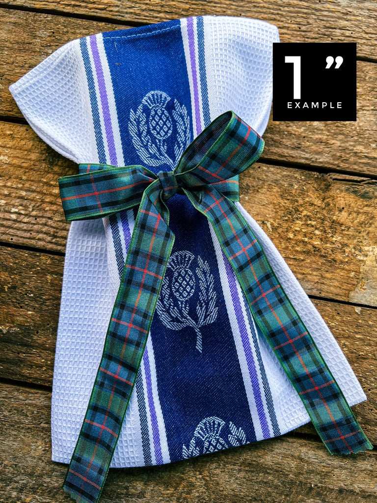 Luxury Flower Of Scotland Tartan Ribbon Spools From Scotland